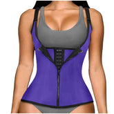 Firm Control Sleeveless Waist Trainer Bodysuit – Sweat-Wicking & Slim Fit